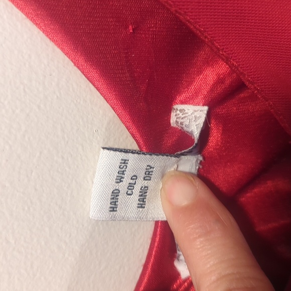 Poetry red full zipper dress. Very sexy. No flaws. Size small. - Picture 6 of 6